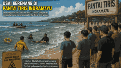 ‎Bocah 12 Tahun Tenggelam di Pantai Tiris Indramayu,Ditemukan Meninggal Dunia Setelah 4 Jam Pencarian