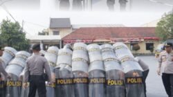 Saat Massa Mulai Memanas, Polisi Majalengka Berlatih Menahan Diri Sebelum Bertindak