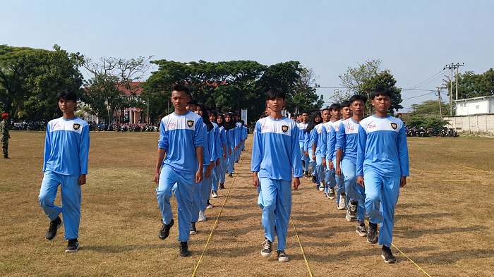Daftar nama dan asal Sekolah Paskibra Kecamatan Ligung