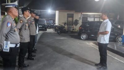 Saat Warga Terlelap, Polisi Menyusuri Jalan Cikijing Antisipasi Geng Motor dan Kejahatan Jalanan