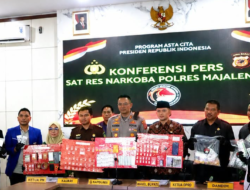 Dua Pekan Dikejar, 5 Pengedar Sabu dan Ribuan Obat Keras Dibekuk Polres Majalengka