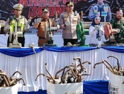 Bukan Sekadar Dibikin Rongsok, 1.356 Knalpot Brong di Majalengka Akan Jadi Monumen