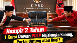 Nyaris Dua Tahun, 1 Kursi DPRD Majalengka dari PDI Perjuangan Kosong, Rugi atau Untung bagi Partai?