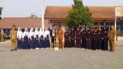 16 Pelajar, Satu Perjuangan: Paskibra SMPN 1 Ligung Ukir Prestasi di Tingkat Kabupaten