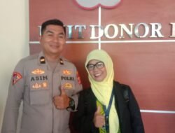 Ketua DPC AWI Karawang Hadiri HUT Humas Polri ke-75, Donor Darah di Polresta Kumpulkan 35 Kantong
